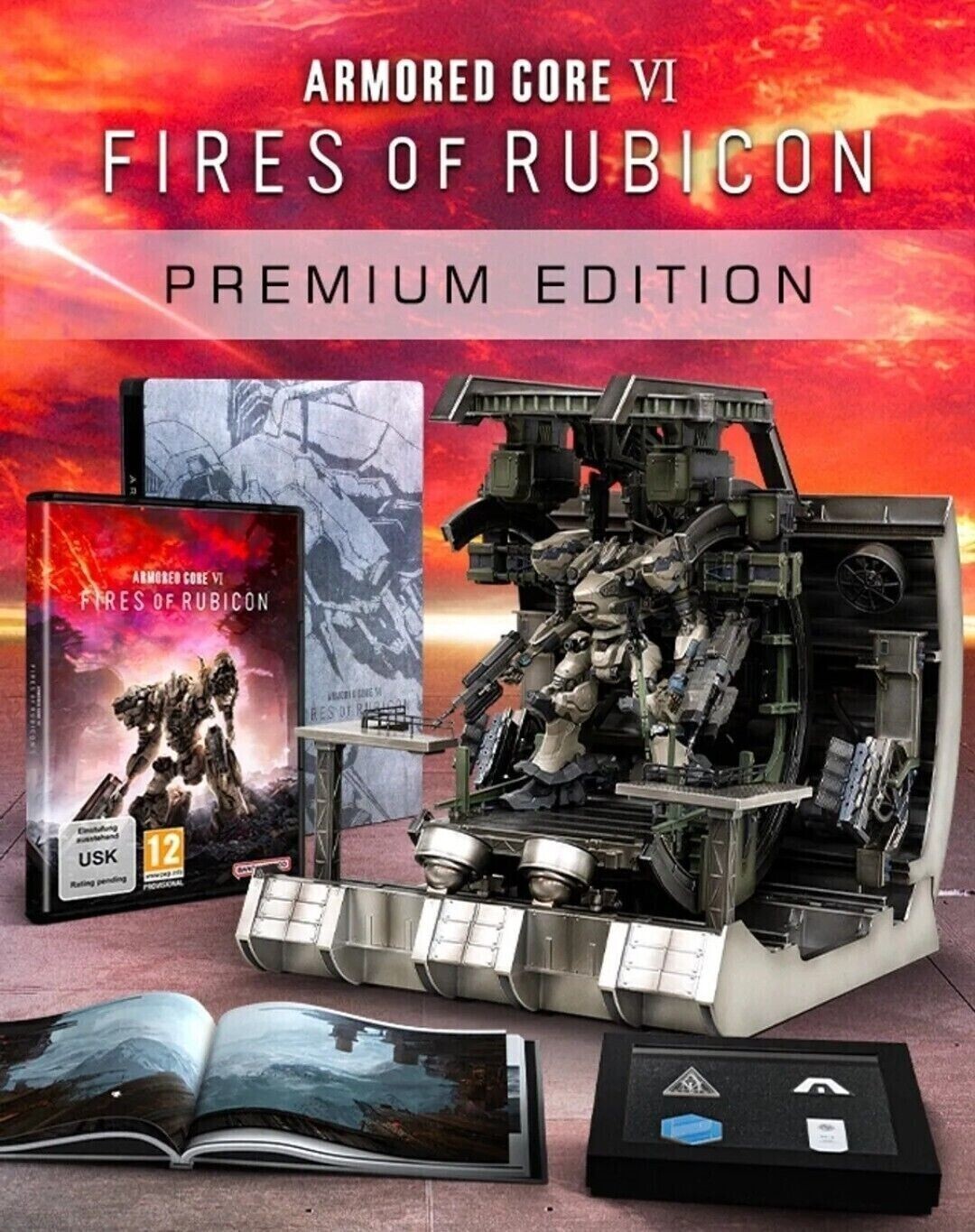Armored Core VI Fires of Rubicon PS5 Premium Collector's Game Steelbook Figure eBay