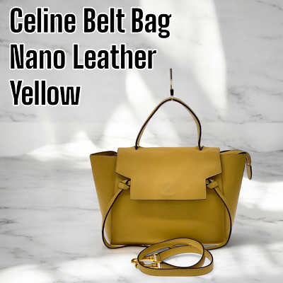 バッグ CELINE One shoulder belt bag leather バッグ CELINE One shoulder belt bag leather Celine Belt Bag Black Mini