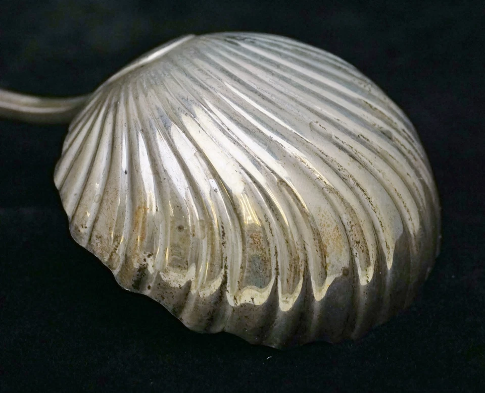 Williamsburg Shell by Kirk Stieff Sterling Gravy Ladle with Shell Bowl 7 3/8" - Image 4 of 4