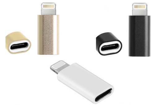 USB Type C 3.1 Female To 8 Pin Male Adapter Converter For iPhone iPad iPod - Picture 2 of 6