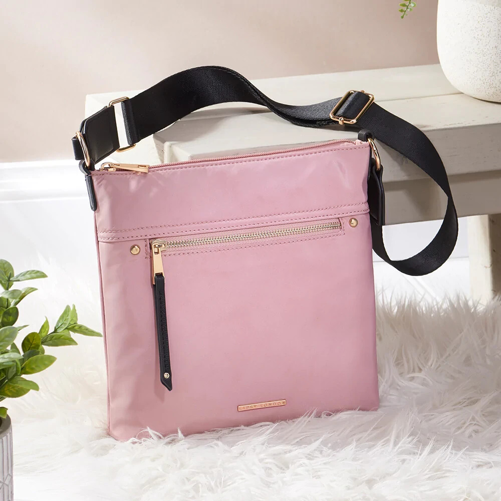 Avon Lipsy Textile Cross-Body Pag Pink BNIP UK