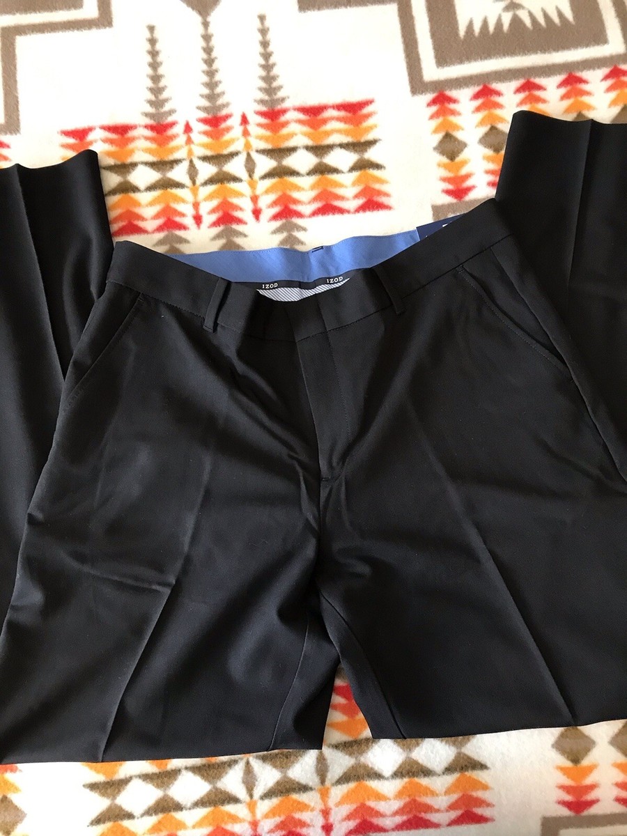 izod dress pants Izod Men's Dress Pants 32x34 American Chino Khaki Tan Straight Leg Comfort, EUC