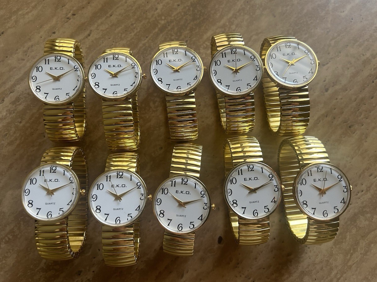 Buyer gets 10 new EKO unisex stretch band quartz watches- Easy to Read numbers Introducing: The Citizen Eco-Drive Caliber 0100, The Most  main image 4