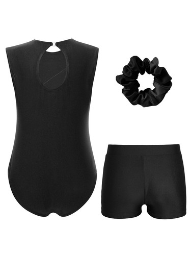 Girls Sets Rhinestones Dancewear Sparkling Outfit Stage Performance Leotard - Picture 9 of 43