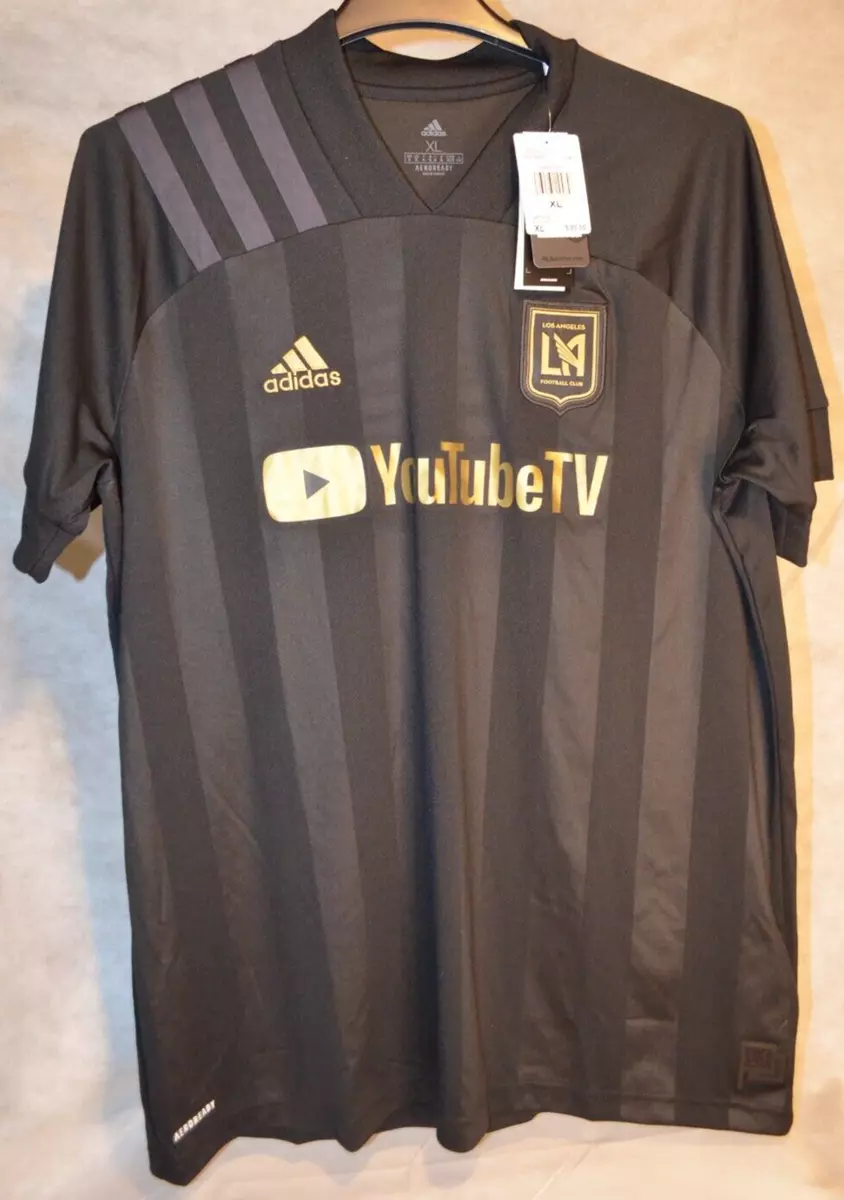 Adidas Los Angeles FC LAFC 2020 MLS Replica Soccer Jersey FL9601 $90  Men's Sz XL