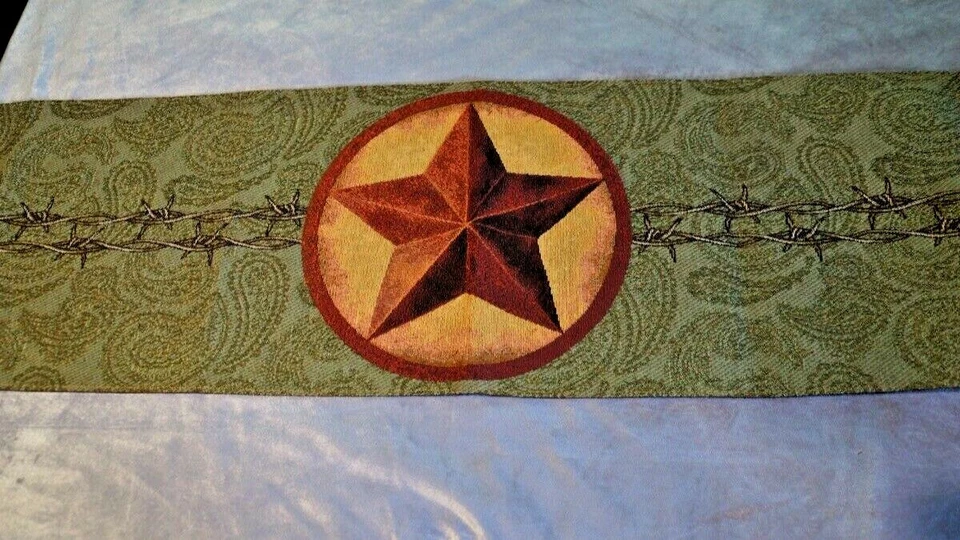 Western Star Table Runner (Texas Barbed Wire) Manual Woodworkers & Weavers -NEW - Image 4 of 4