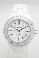 CHANEL J12 White Ceramic H4341 Men's 
