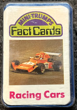 VINTAGE SHMID'S MINI-TRUMPS FACT CARDS RACING CARS MADE IN WEST GERMANY VGC