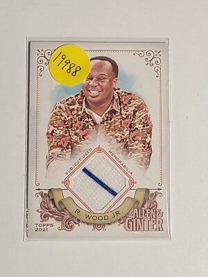 2021 Topps Allen & Ginter Roy Wood Jr. Relic Card #AGA-RWJ