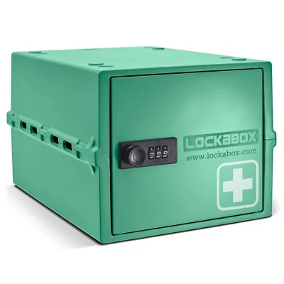Lockabox One™ | Secure Lock Up Medical First Aid Medicines Lockable Box Code