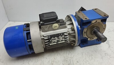 MGM Brake Motor BA 71B4 277/480V 1.9-1.1 Amp w/ Rossi MR IV 50U02A Gear Reducer