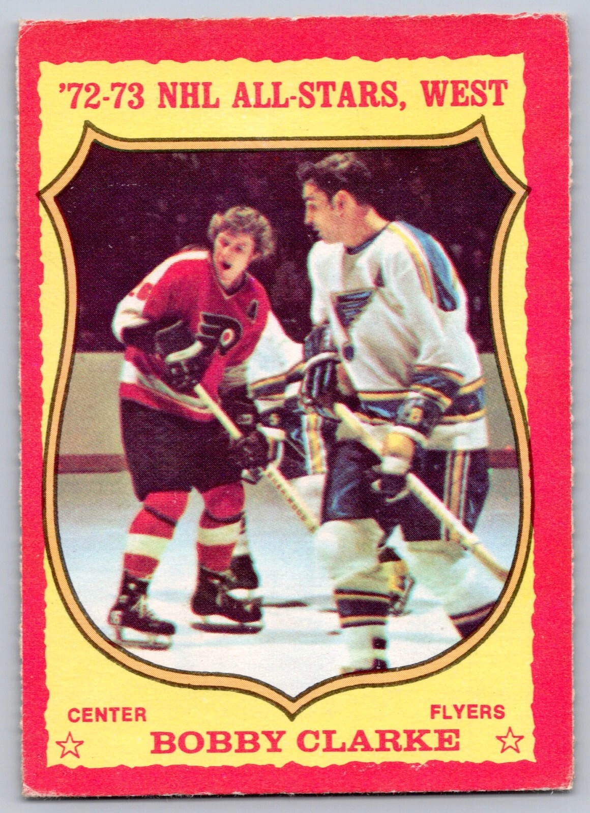 BOBBY CLARKE ALL STAR  1973-74 O-PEE-CHEE  NO 50 LITE BACK VGEX+    56688