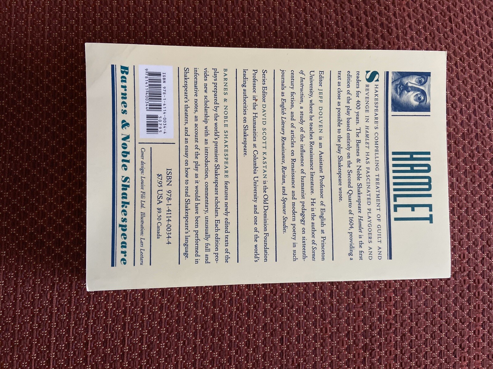 Barnes And Noble Shakespeare Hamlet By William Shakespeare 2007