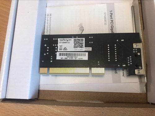 StarTech 1-Port PCI Gigabit Ethernet Network Card - ST1000BT32 (NO DISC) - Afbeelding 4 van 5