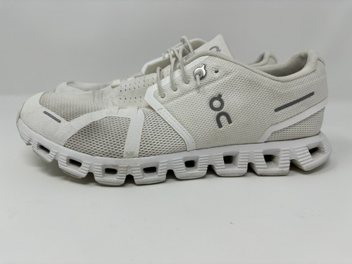On Cloud 5 Running Pearl White Running Shoes Sneakers • Women’s Size 8.5 READ - Picture 5 of 9