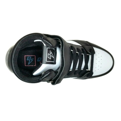 Scarpe LED Stili Elettriche Donna Sneakers Light Up Top Bolt Rave EDM - Foto 4 di 10