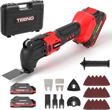 Cordless Oscillating Tool 20V Battery Powered Oscillating Multitool with 4° Osci