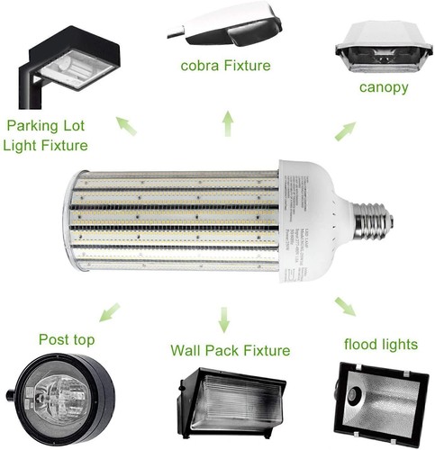480V 250W Led Corn Bulbs Retrofit Lamp 1000W Equiv Warehouse High Bay Lightings - Picture 5 of 9