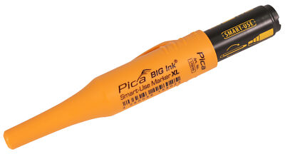Pica Big Ink Smart-Use Marker 165 mm - Tieflochmarker schwarz XL / 2-4 mm Spitze