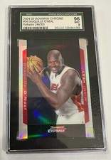 Graded Shaquille O’Neal -  2004-05  Bowman Chrome  Refractor /300 #34