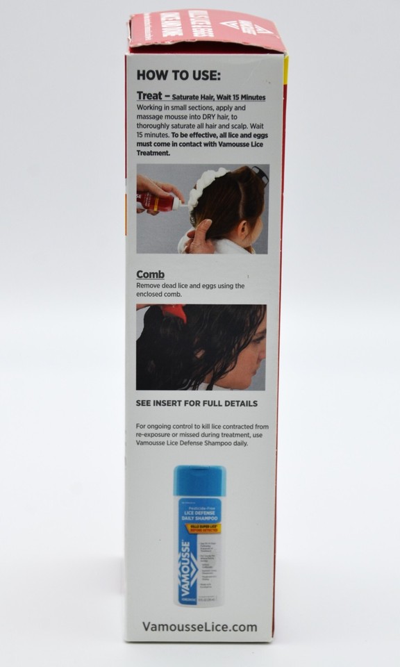 Vamousse Homeopathic Head Lice And Eggs Treatment eBay