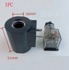 1X Hydraulic cartridge solenoid valve coil hole inner diameter 16mm height 51mm