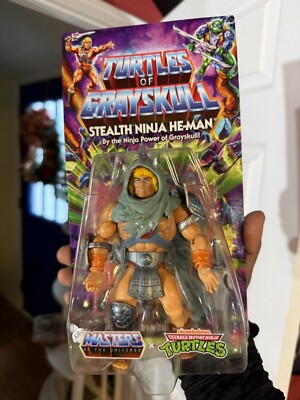 STEALTH NINJA HE-MAN - Turtles of Grayskull Wave 4 Figure MOTU TMNT - IN STOCK