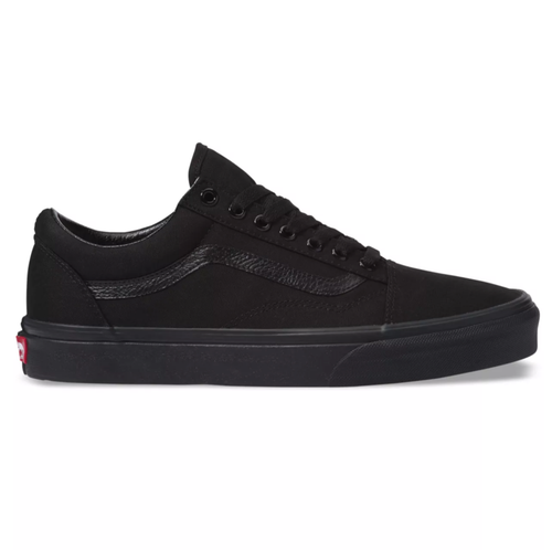 vans authentic black canvas