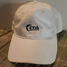ZYIA ACTIVE CAP HAT REG. PROFILE ADJUSTABLE WHITE LIGHT WEIGHT