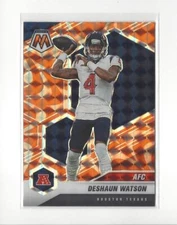 2021 Panini Mosaic Mosaic Reactive Orange #223 Deshaun Watson AFC Texans