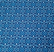 Spring Blue Collection BTY Sandy Lyman Clough P&B Textiles Blue Gray Scroll