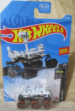 Hot Wheels City Series NASA Mars Rover Perseverance White 1/64 Diecast