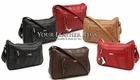 LADIES WOMEN MEDIUM LORENZ REAL LEATHER SHOULDER BAG CROSS BODY BAG HANDBAG