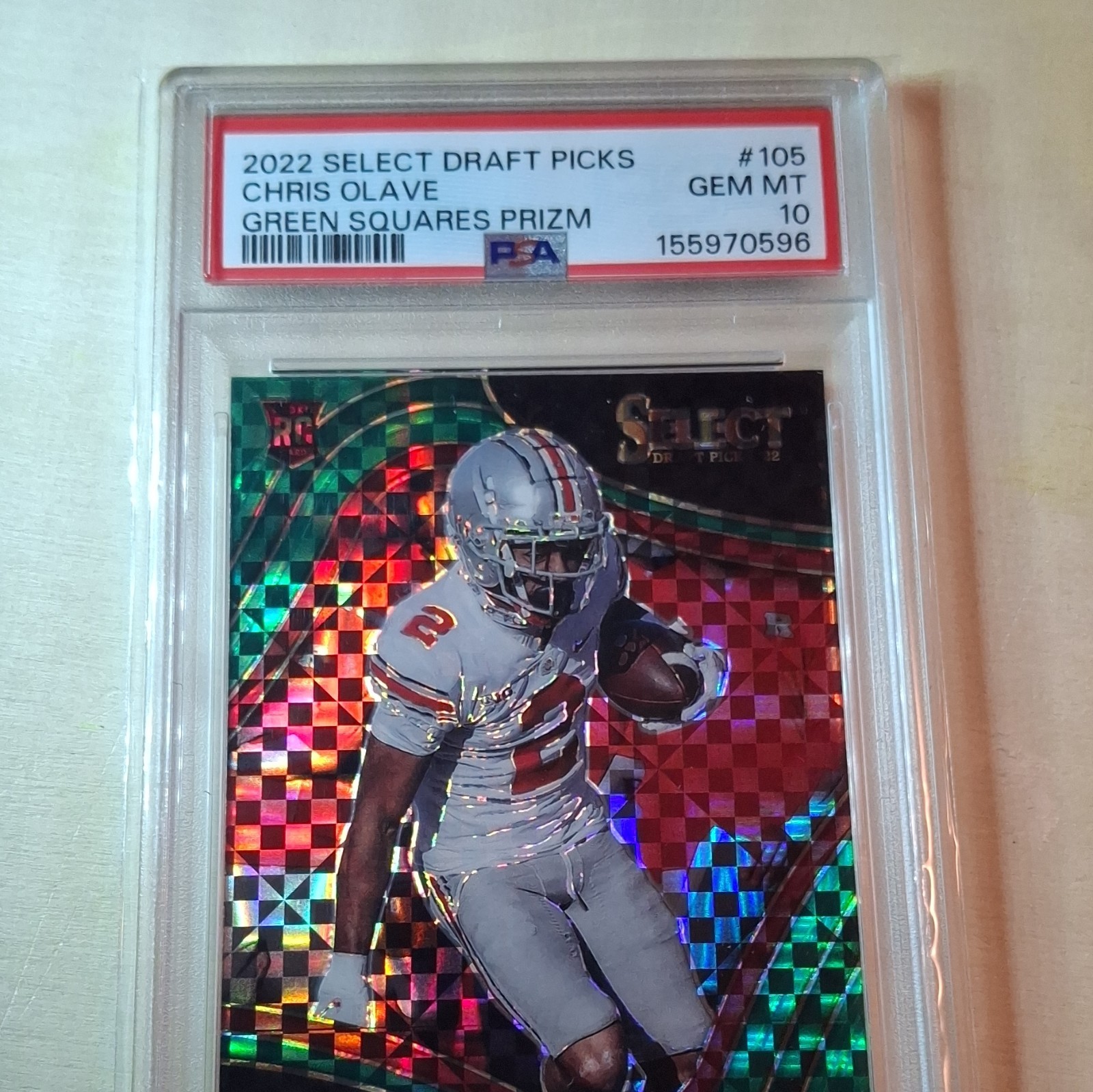 Chris Olave Panini Select Draft Picks #105 Base