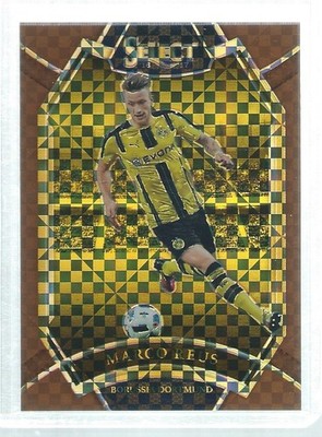 MARCO REUS 2016-17 PANINI SELECT BRONZE COPPER FIELD LEVEL PRIZM #D 4/49
