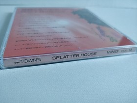 PCE WORKS Ver. SPLATTER HOUSE FM TOWNS / MARTY  Beat 'em up Game, tested-e0221--