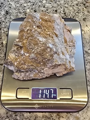 Arizona Gold Ore Specimen - Quartz Vein Matrix - Gold Basin Mining District