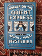 Agatha Christie Murder on the Orient Express Hercule Poirot Hardcover MINT