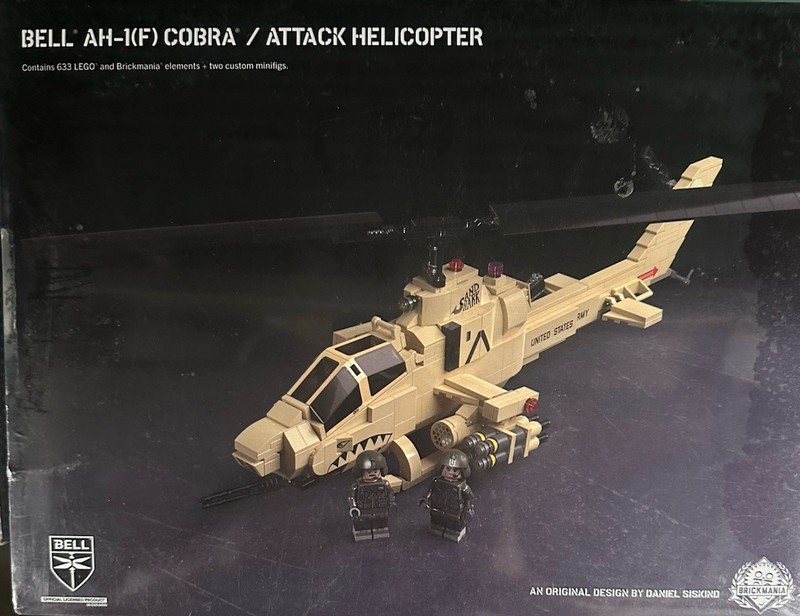 LEGO Brickmania Bell AH-1F Cobra Attack Helicopter BKM8041 631 pcs Age 16+