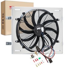 1958 Chevy Impala Bel Air Biscayne 4.6l Cooling Fan Shroud Electric Relay Kit