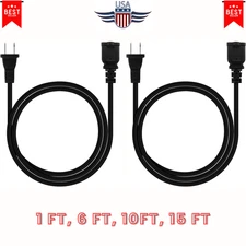 Power Extension Cord Extension Cable Cord Male/Female 1 / 6  / 10 / 15 Feet*