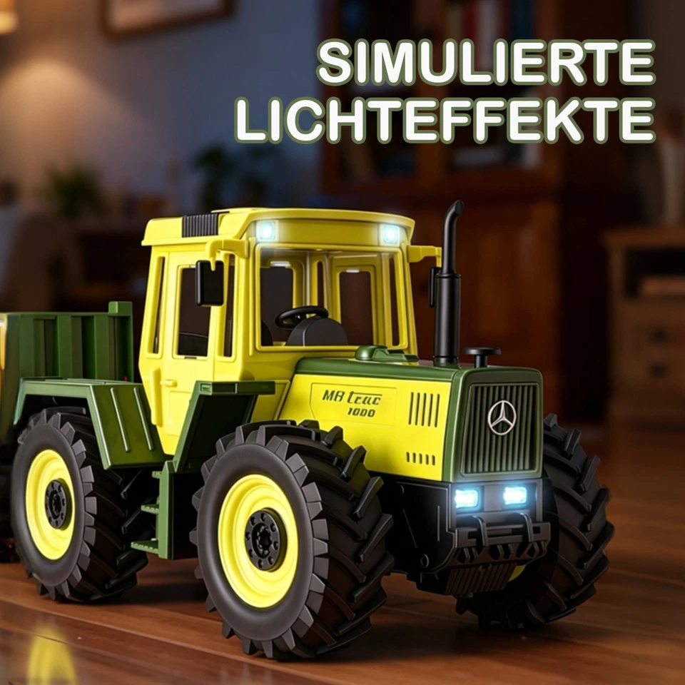 RC-Traktor Ferngesteuertes Traktor Spielzeug, RC Trecker MB-trac 1000 für Kinder - Bild 3 von 4