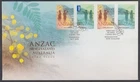 NEW ZEALAND FDC 2015 ANZAC JOINT ISSUE WITH AUSTRALIA STAMPS (ID:F2661A) (7/4)