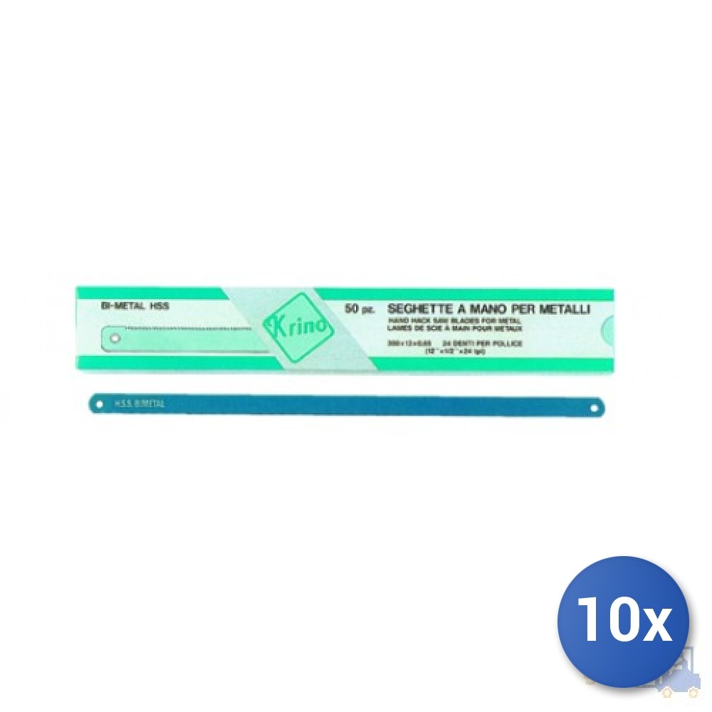 10x Lama Seghetto Bimetal Al Cobalto Mm 300