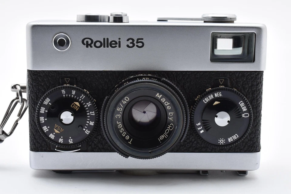 [Exc+5] Rollei 35 35mm Film Camera Tessar 40mm F3.5 Lens Silver From JAPAN - Image 4 of 4