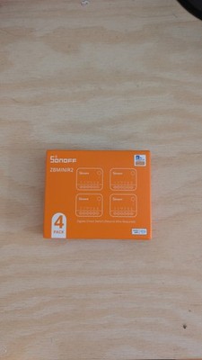 SONOFF ZBMINIR2 Smart Relay Switch 4-Pack (Zigbee Hub & Neutral Wire Required)