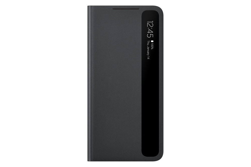 Samsung EF-ZG996 Smart Clear View Cover für Galaxy S21+, Black #1907468