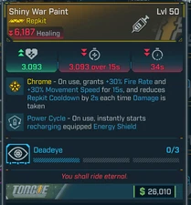 Borderlands 4 • Legendary Repkit • Shiny War Paint • Deadeye • PS PC XBOX