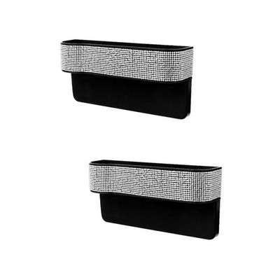  2 STÜCKE Moderne Autositz Crevice Aufbewahrungsbox Bling Auto Sitzseitig Slit