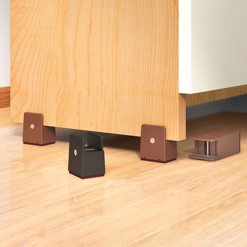 4 Pcs Desk Riser Blocks Heightened Table Mat Bed Raisers Furniture Lifters - Picture 8 of 11